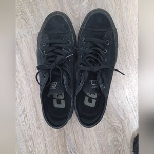 Converse Black Low-Top Canvas Sneakers - Men's